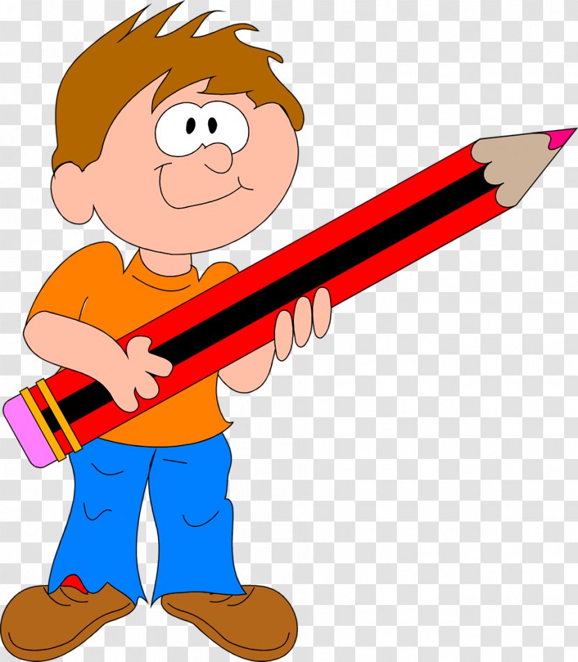 Cartoon Pencil Drawing Clip Art - Photography - Of Boy Transparent PNG