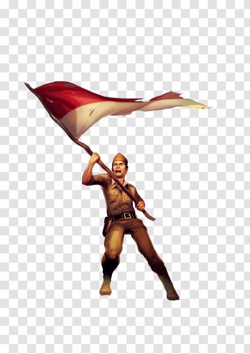 Indonesian National Revolution Proclamation Of Independence Battle Surabaya Hero - Indonesia Transparent PNG