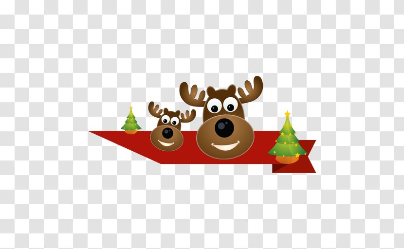 Reindeer Rudolph Red Deer Christmas Transparent PNG