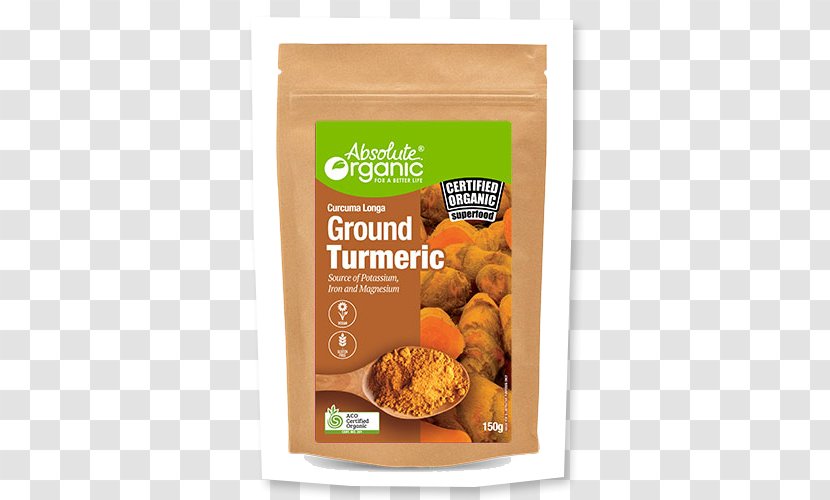 Organic Food Vegetarian Cuisine Ingredient Turmeric - Certification - Health Transparent PNG