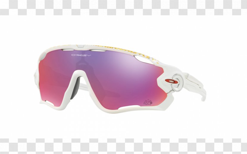 Oakley Jawbreaker Sunglasses Oakley, Inc. Tour De France Cycling - White Transparent PNG