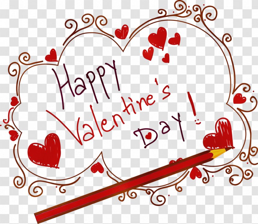 Valentine's Day - Heart - Greeting Card Transparent PNG