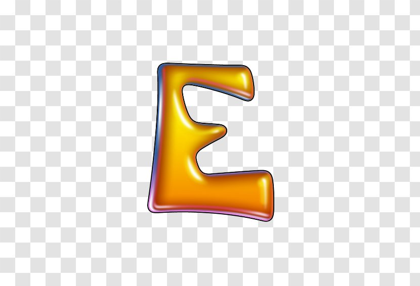 Letter Drop Alphanumeric - Water - E Transparent PNG