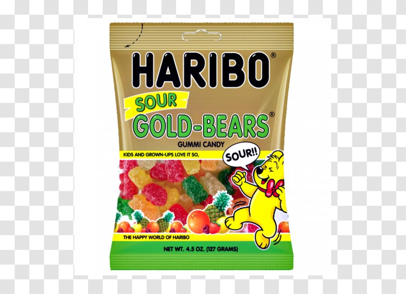 Gummi Candy Gummy Bear Sweet And Sour Haribo - Trolli Transparent PNG