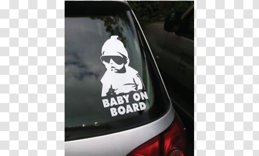 Car Decal Bumper Sticker Paper - Baby On Board Transparent PNG