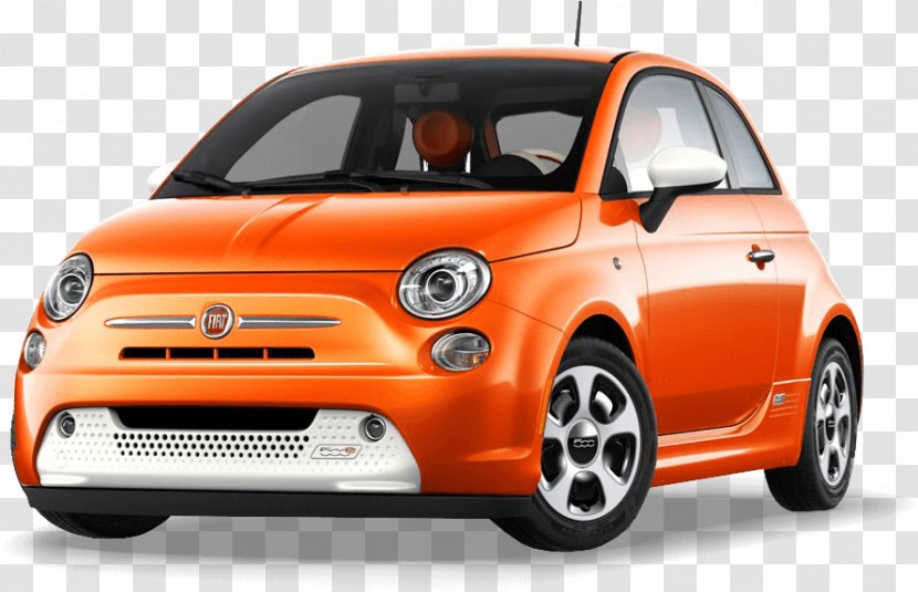 2015 FIAT 500 2013 Chrysler Car - Fiat 500e Transparent PNG