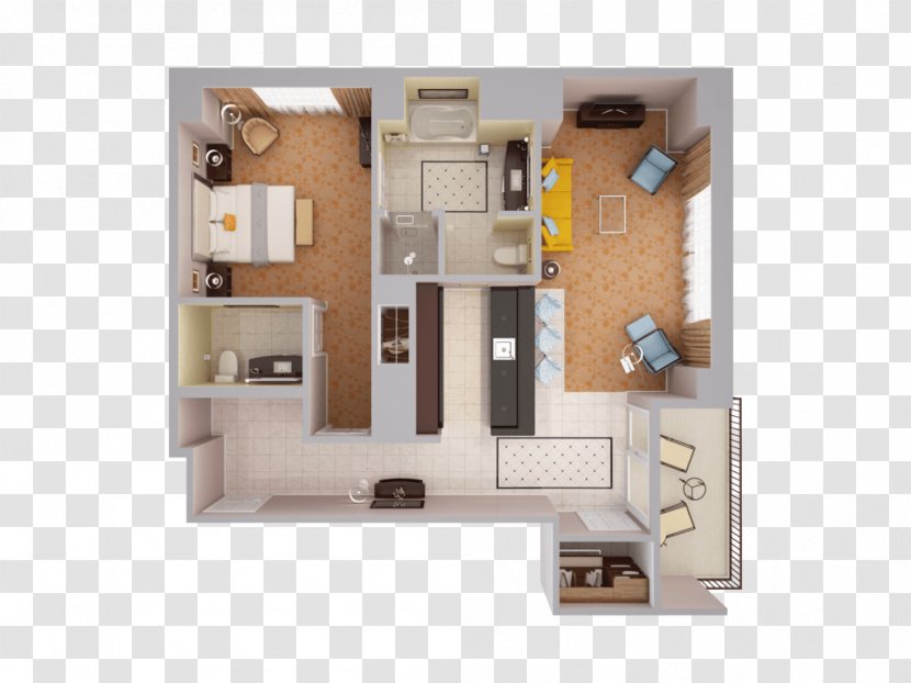 Waldorf Astoria Orlando Floor Plan Suite Hotels & Resorts - 3d - Hotel Transparent PNG