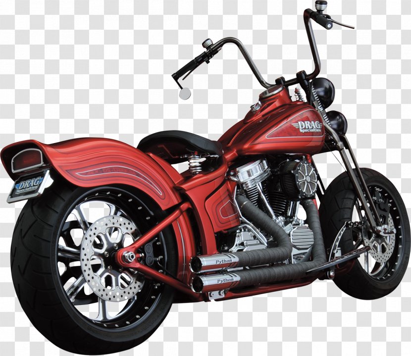 Exhaust System Softail Harley-Davidson Sportster Muffler - Python - Harley-davidson Transparent PNG