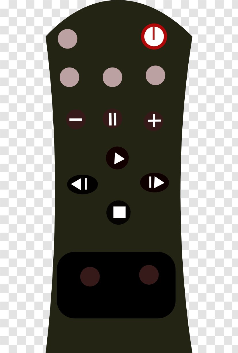 Television Remote Controls Clip Art - Silhouette Transparent PNG