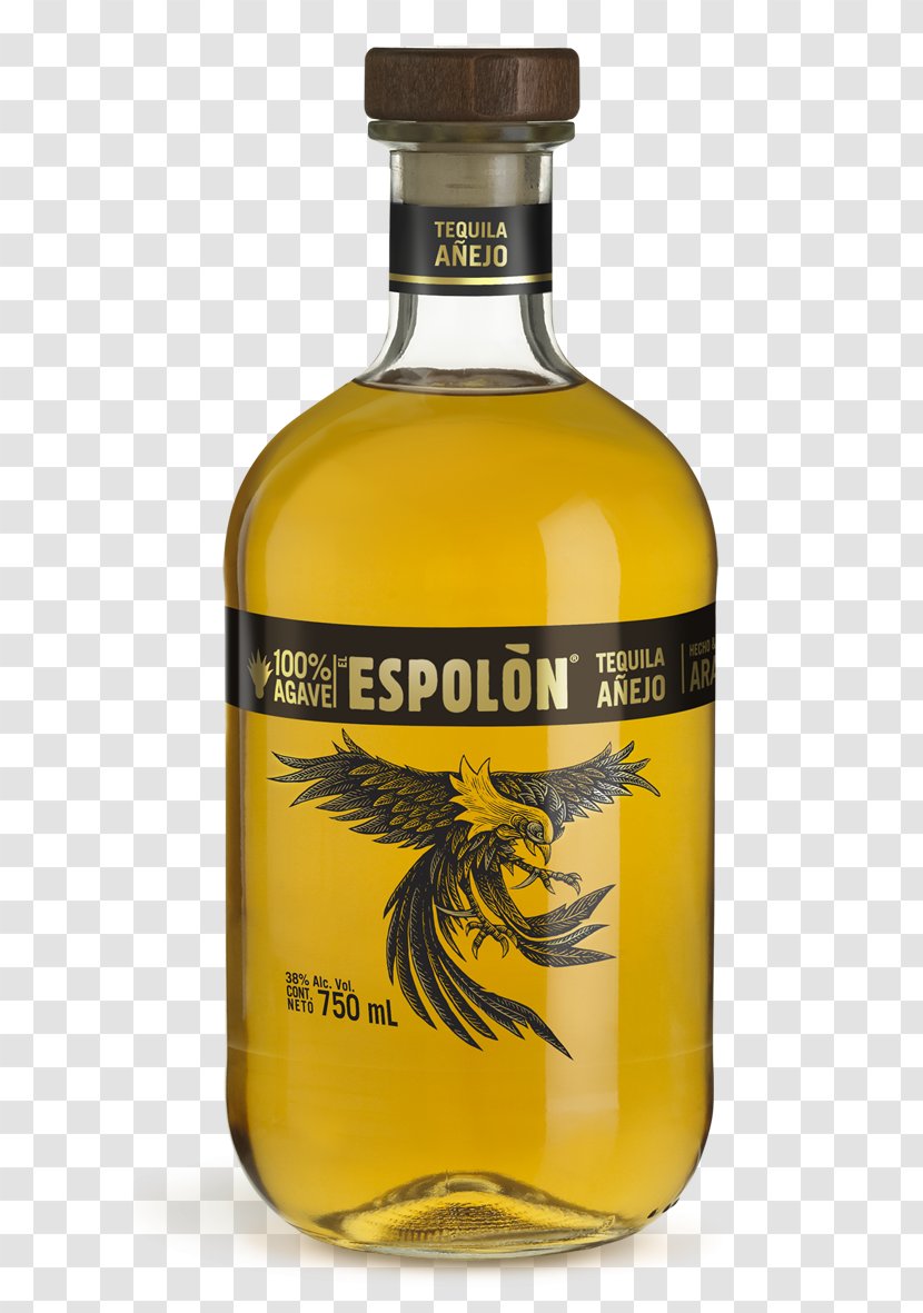Liqueur Tequila Liquor Espolon Rye Whiskey - Glass Bottle - Label Transparent PNG