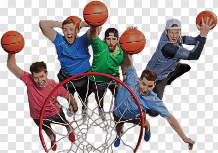 Basketball Player Team Sport Ball Game - Moves - Play Throwing A Transparent PNG