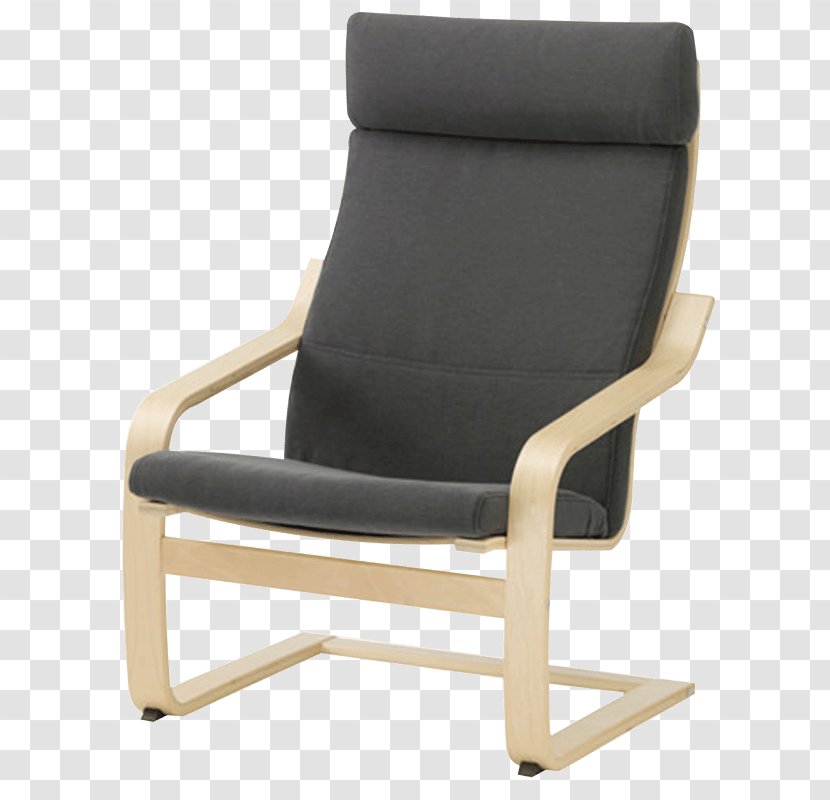 Ikea POANG Armchair Rocking Chairs Cushion - Nursing Chair Transparent PNG