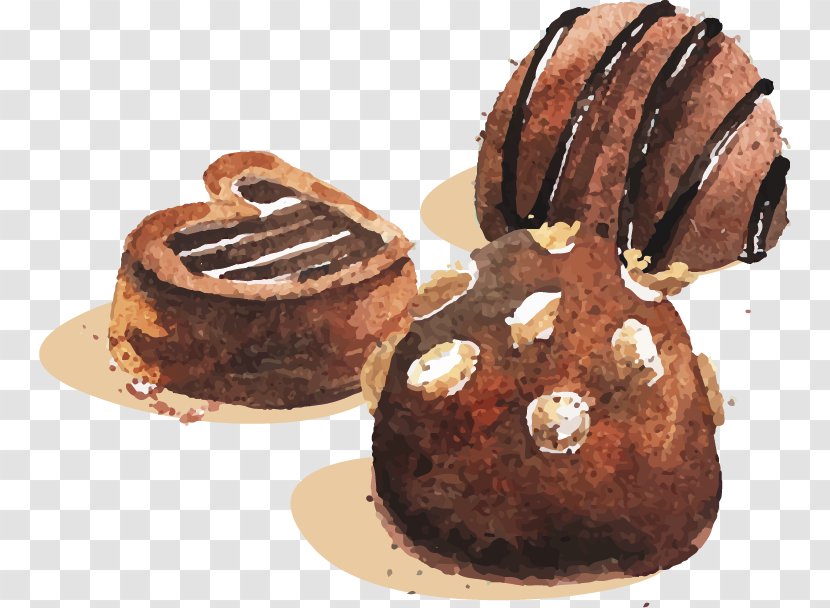 Chocolate Truffle Cake Frosting & Icing Bonbon - Fondant Transparent PNG