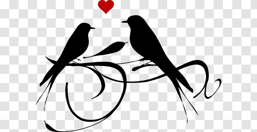 Lovebird Clip Art - Royaltyfree - Birds Wedding Cliparts Transparent PNG