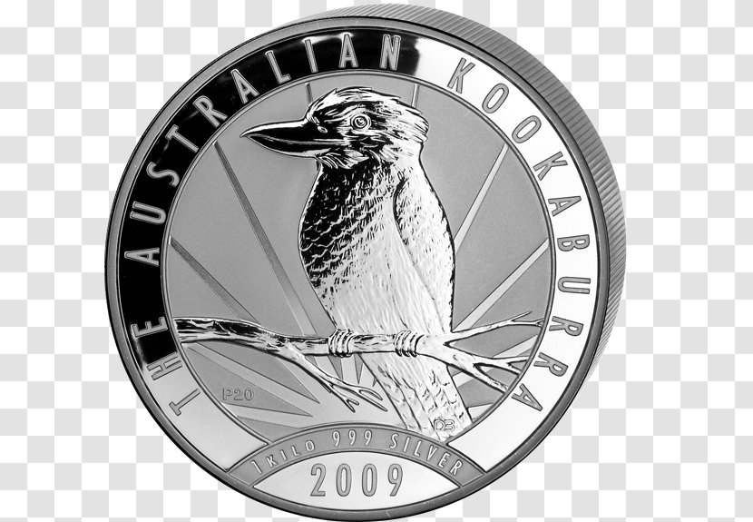 Australian Silver Kookaburra Coin Troy Ounce Transparent PNG