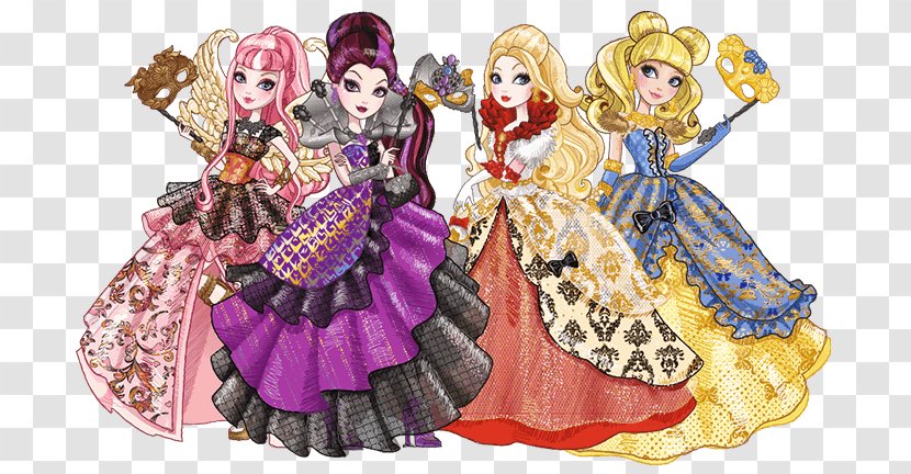 Ever After High Queen Doll Character Drawing Transparent PNG