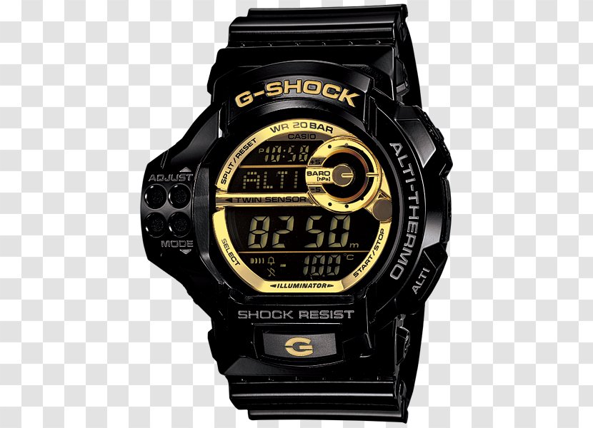 G-Shock Watch Casio Gold Water Resistant Mark - Hardware Transparent PNG