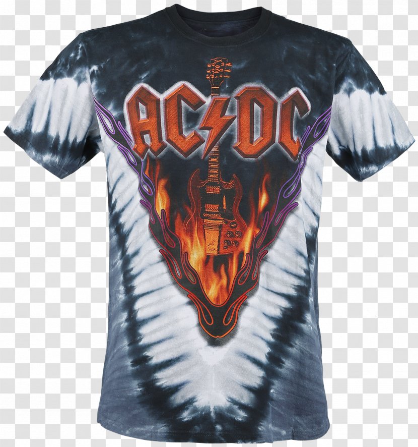 T-shirt Hells Bells AC/DC Black Ice Back In - Silhouette Transparent PNG