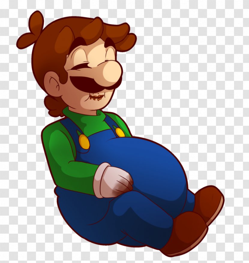 Mario Bros. Super Galaxy Syobon Action Luigi - Fictional Character - Fat Transparent PNG