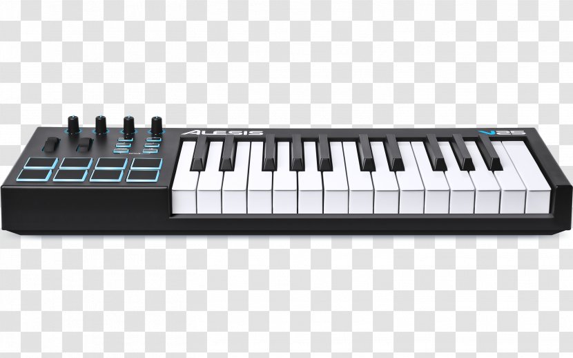 Computer Keyboard MIDI Controllers Musical - Watercolor - Instruments Transparent PNG