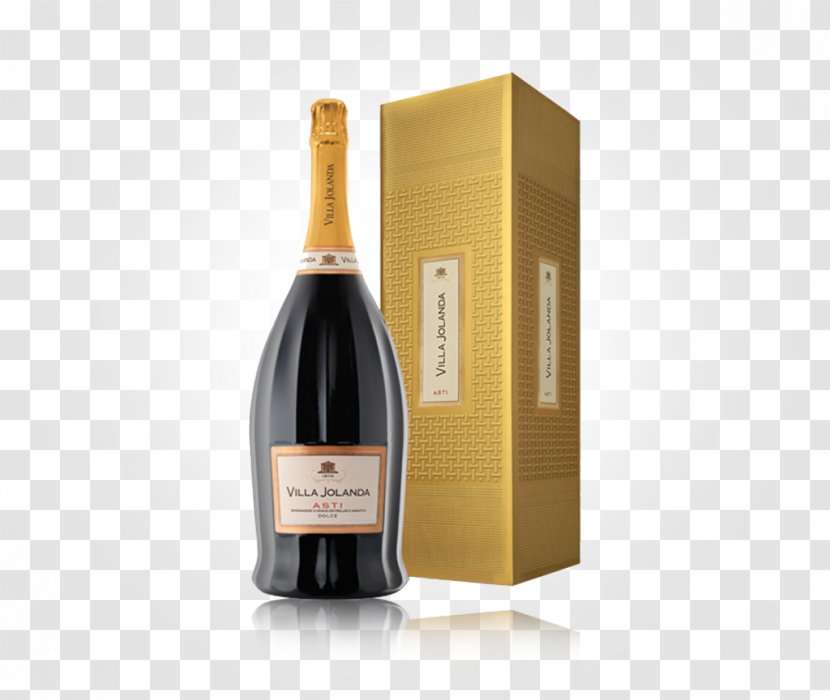 Champagne Prosecco Asti DOCG Wine Jeroboam - Alcoholic Beverage Transparent PNG