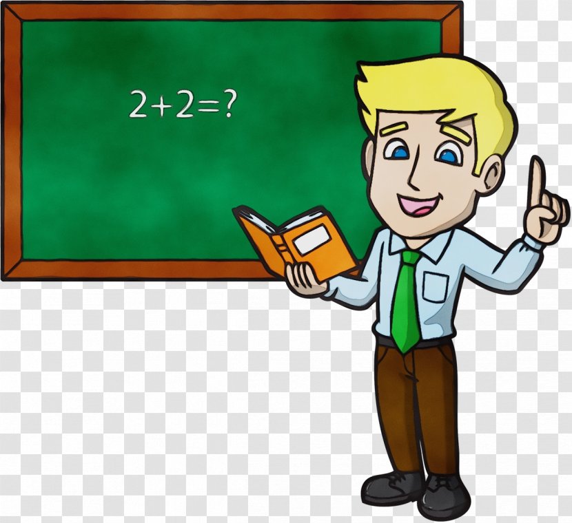 Cartoon Clip Art Blackboard Professor Transparent PNG