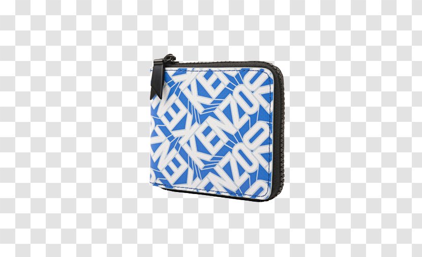 Kenzo Handbag Fashion Wallet - Cobalt Blue - Blue,Full Zip,Short Transparent PNG