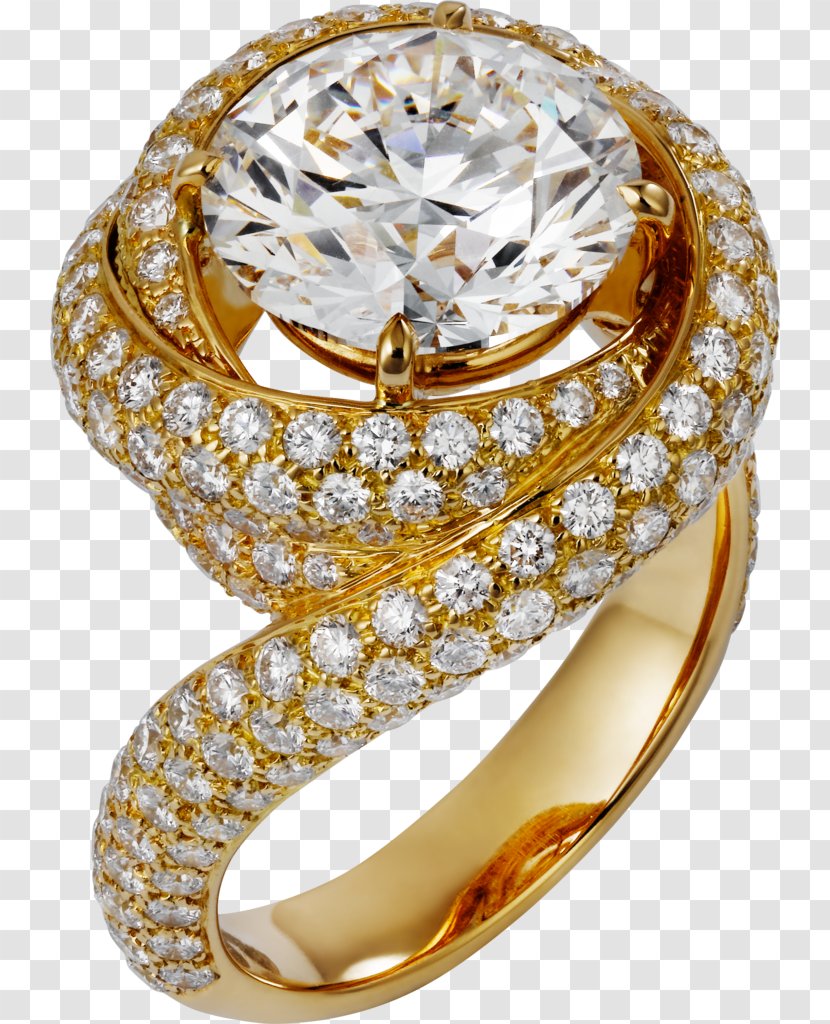 Cartier Engagement Ring Wedding Jewellery - Bride Transparent PNG