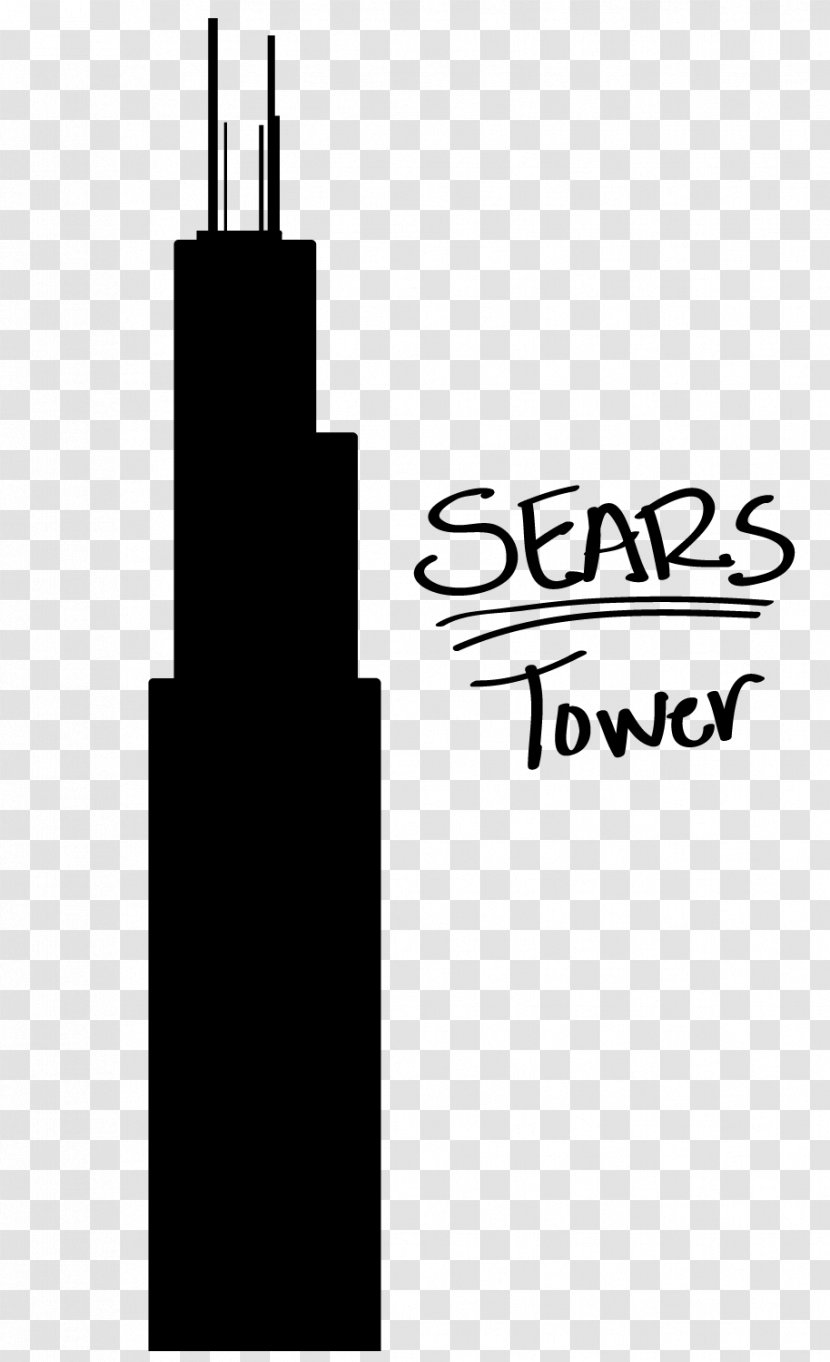 Willis Tower Drawing - Line Art Transparent PNG