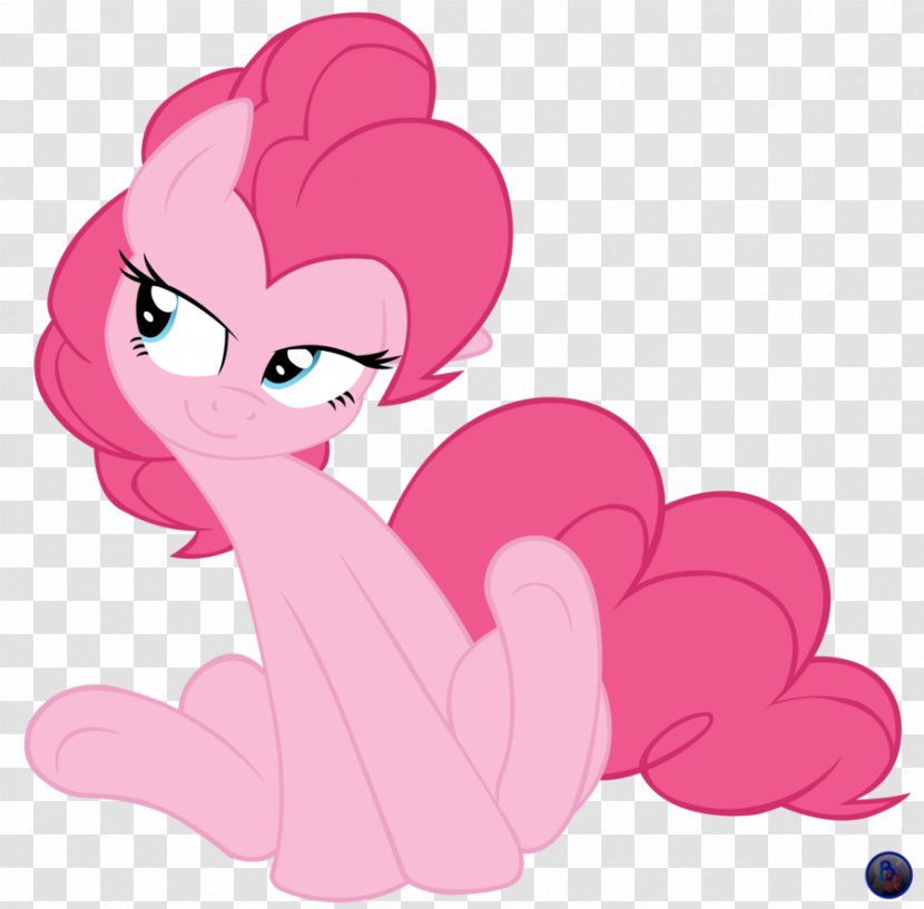 Pinkie Pie Twilight Sparkle Pony Applejack Rarity - Heart - Flirty Vector Transparent PNG