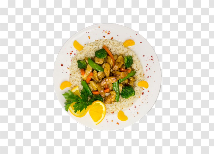 Thai Product Cuisine Orange Chicken Cafe Food - Vegetarian - Menu Transparent PNG