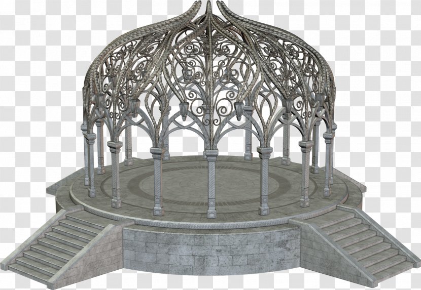 Gazebo Architecture Clip Art - Chinoiserie Transparent PNG