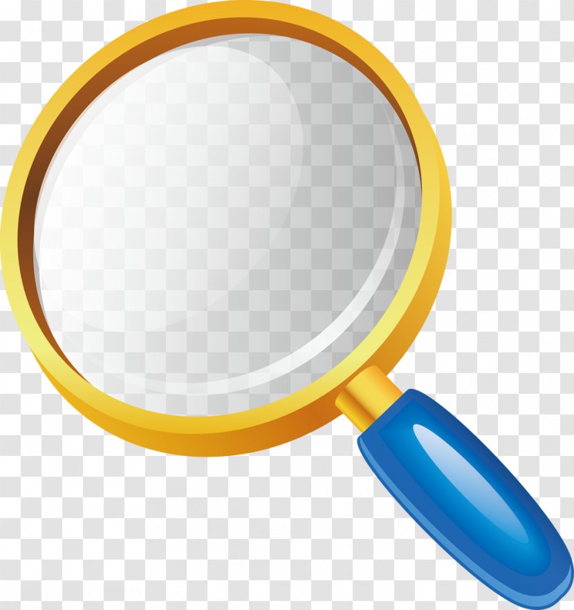 Magnifying Glass Cartoon - Drawing Transparent PNG