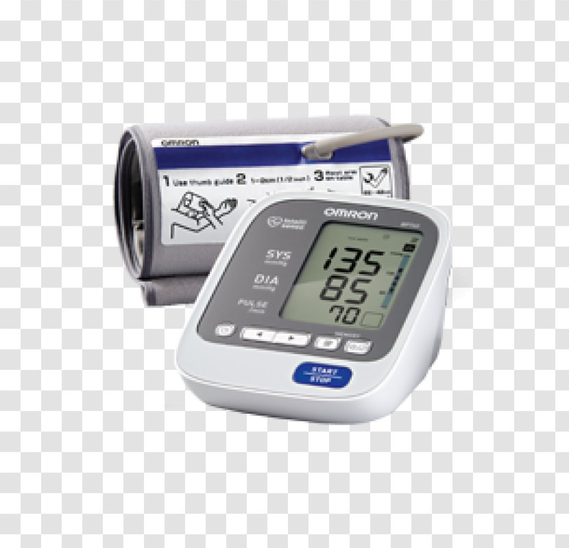 Sphygmomanometer Omron Monitoring Blood Pressure Arm - The Upper Transparent PNG