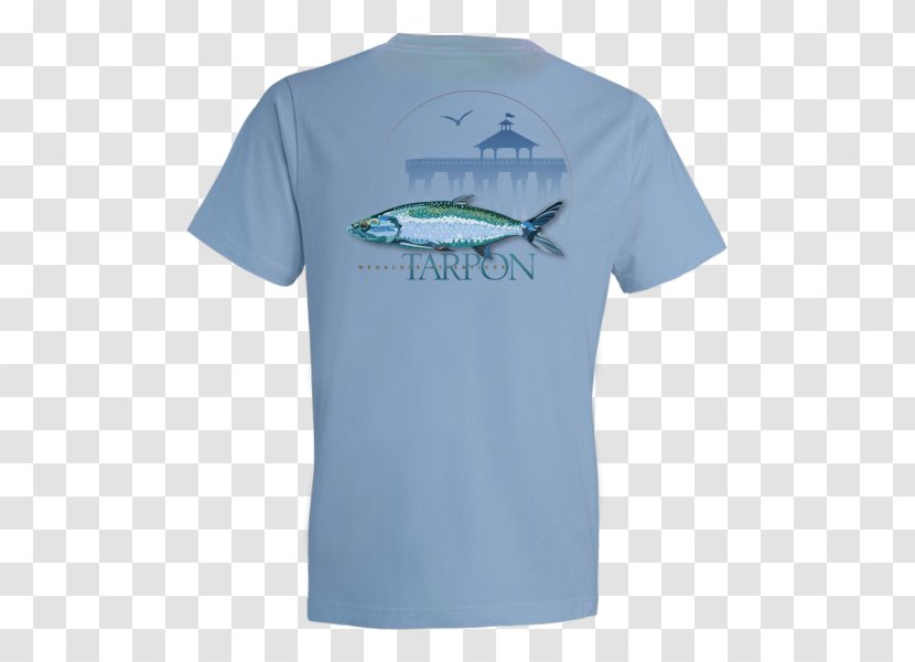 T-shirt Logo Sleeve Font - Blue - Tshirt Transparent PNG