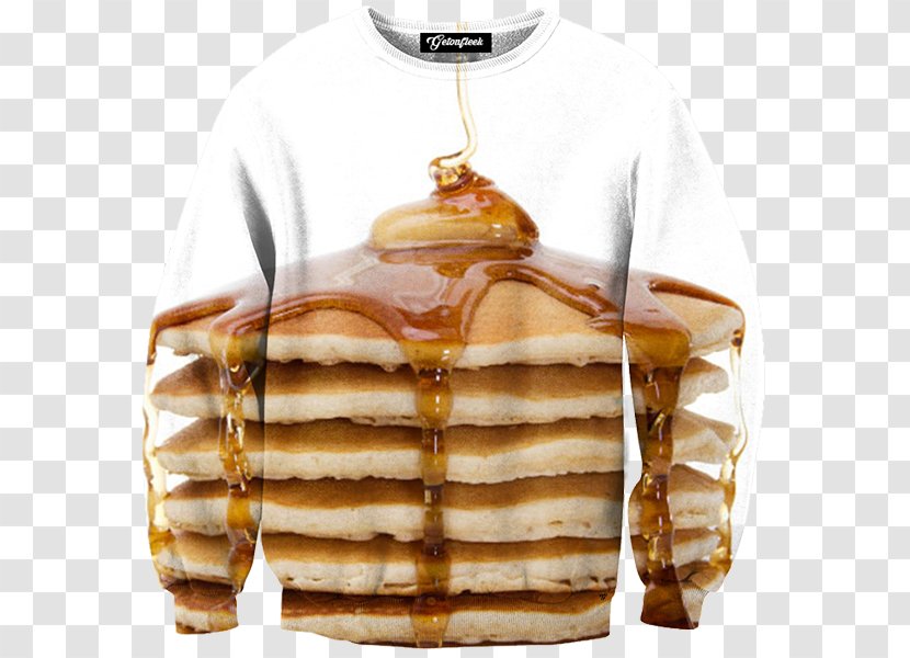 Hoodie Pancake Waffle Sweater Bluza - Pancakes Transparent PNG