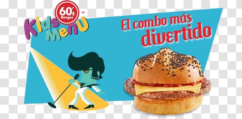 Fast Food Hamburger Sixties Burger Junk - Brand - Kids Transparent PNG