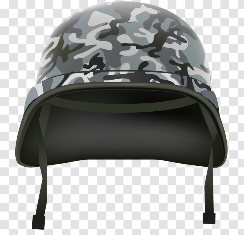 Combat Helmet Military Army Skull - Soldier - Cartoon Painted Transparent PNG