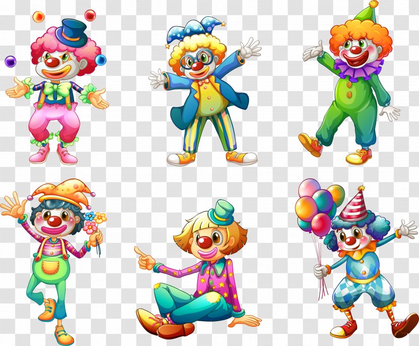 Clown Royalty-free Illustration - Balloon Modelling - Vector Transparent PNG