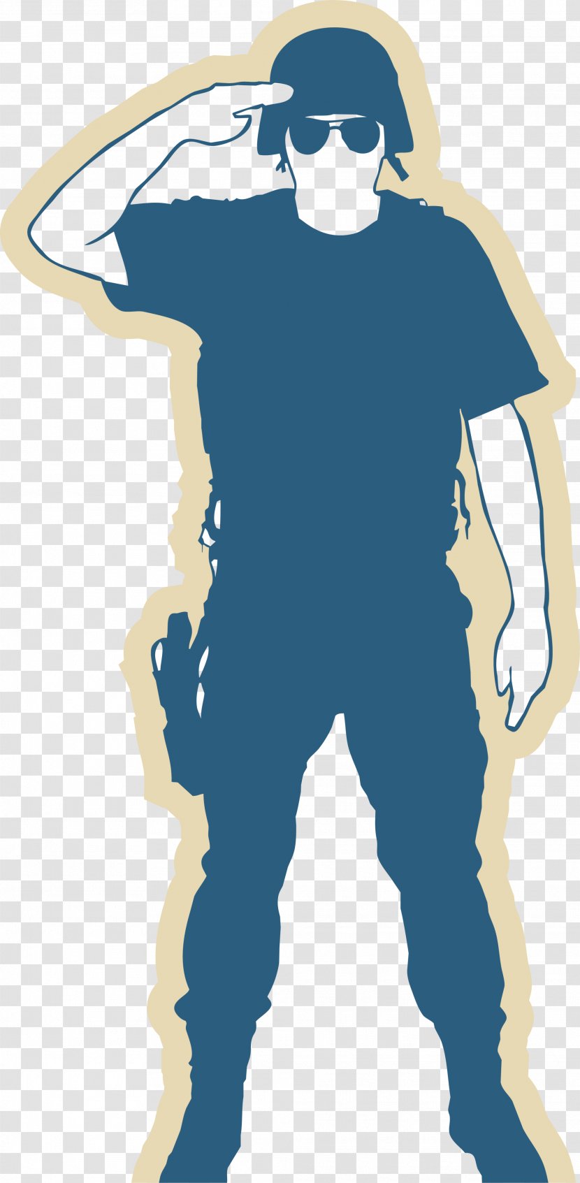 United States Army Soldier Military - Armed Forces Day - Blue Salute Soldiers Transparent PNG
