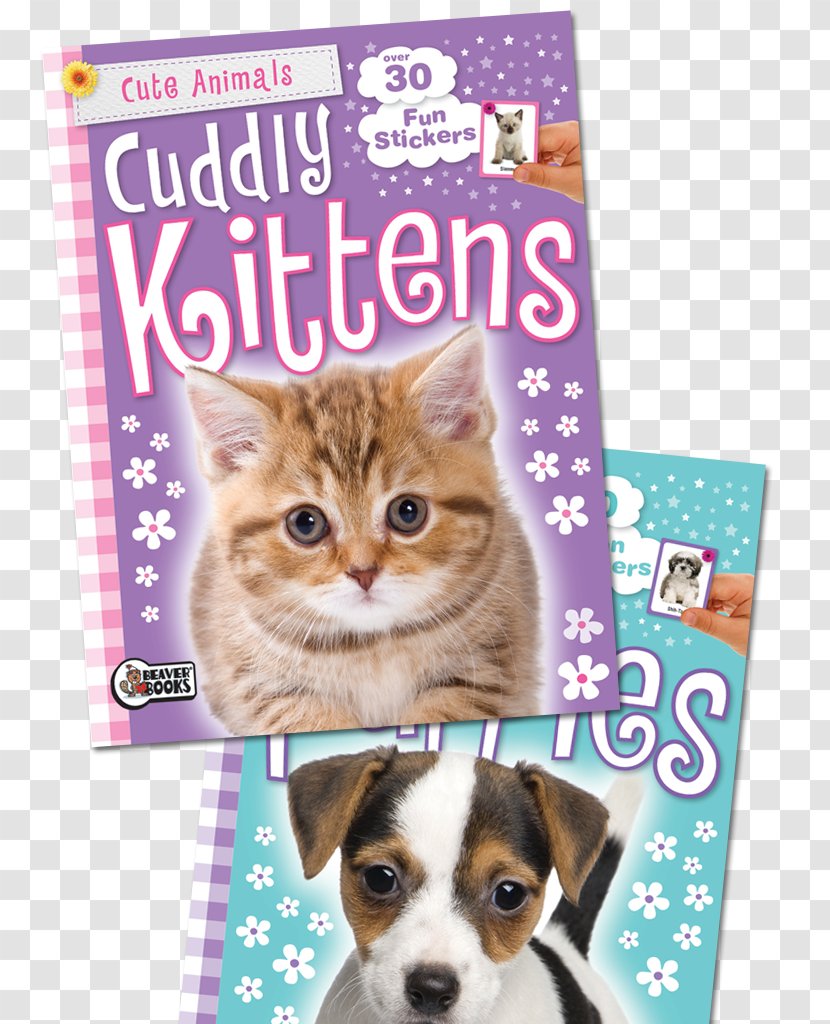 Kitten Whiskers Puppy Cat Coloring Book - Beaver Books Publishing Transparent PNG