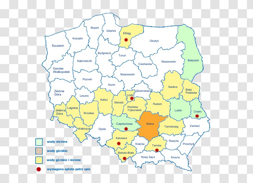 Piotrków Trybunalski Wrocław Map Polski Związek Wędkarski. Okręg - Kielce Transparent PNG