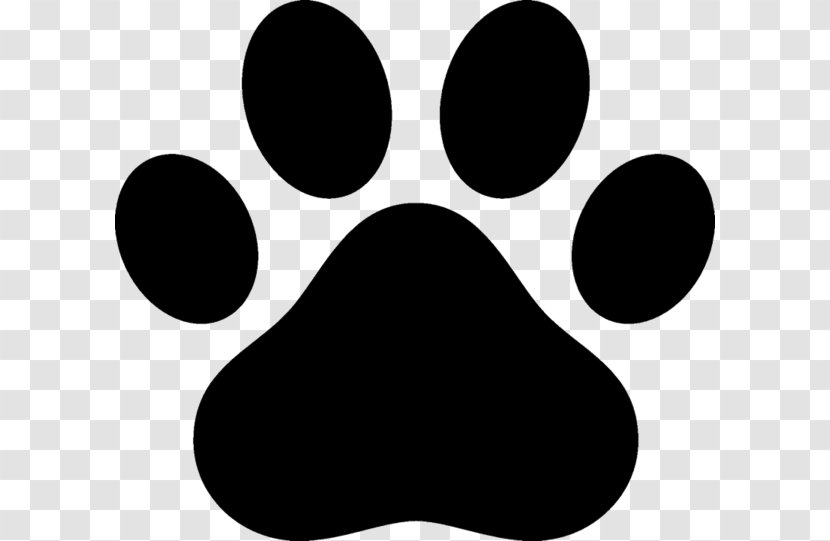 Paw Vector Graphics Clip Art Logo Dog - Black And White - Pug Transparent PNG