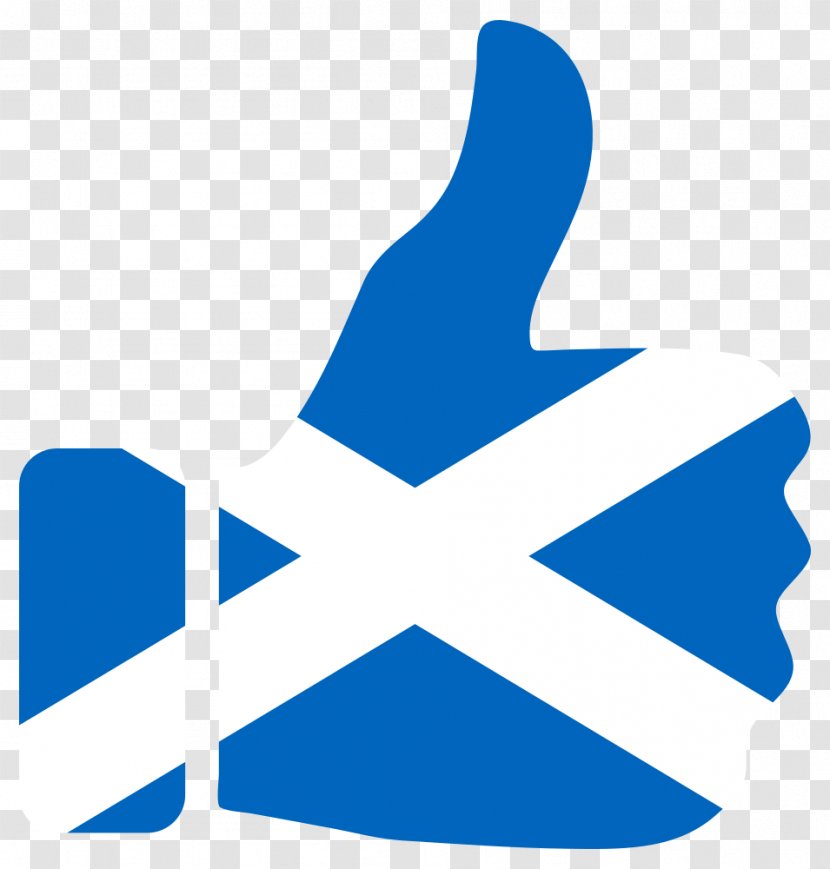 Flag Of Scotland Thumb Signal Clip Art - Symbol Transparent PNG