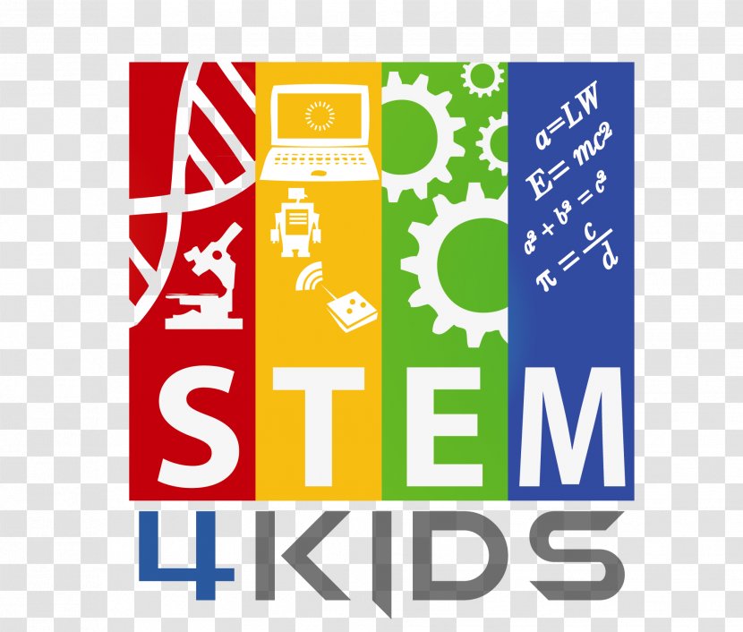 Logo STEM4Kids Summer Camps Science Engineering Mathematics - Text - March 2018 Word Ary Transparent PNG