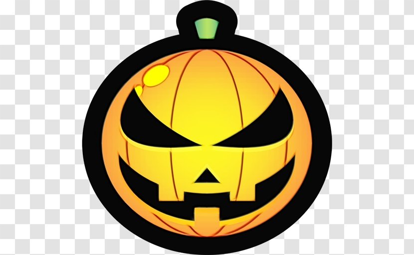 Cartoon Halloween Pumpkin - Orange - Symbol Plant Transparent PNG