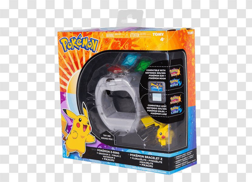Pokémon Sun And Moon Ultra Bizak Pokemon Bracelet Attack Video Game Pikachu - Nintendo 3ds Transparent PNG