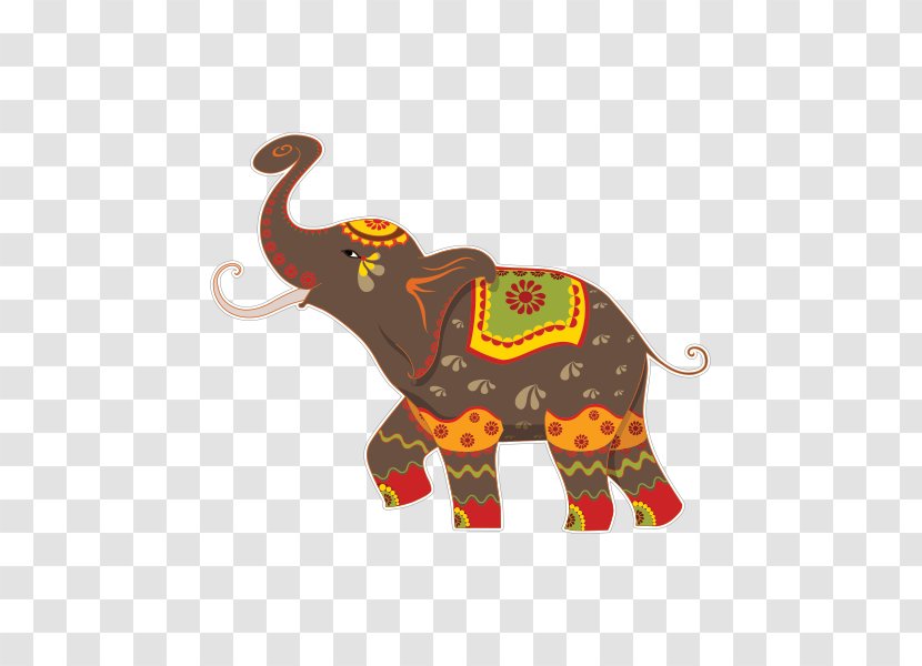 Clip Art Elephants Indian Elephant Festival Illustration - Frame Transparent PNG