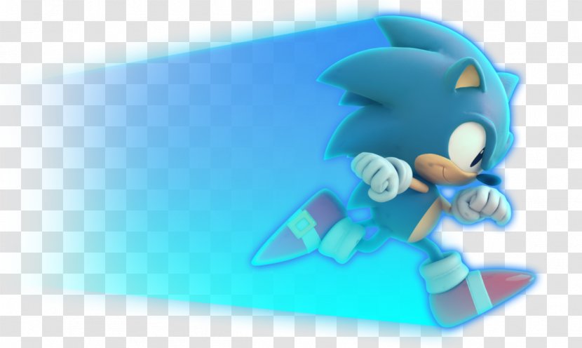 Sonic Forces Dash R The Fighters CD - Hedgehog - Blue Transparent PNG