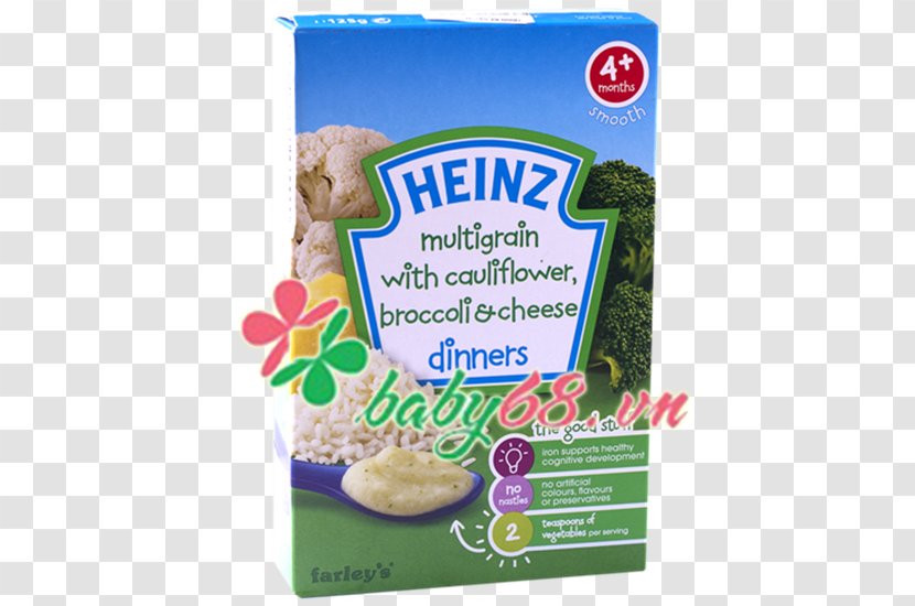 Baby Food Heinz Broccoli Milk Cauliflower Cheese - Dinner - Bong Hoa Mai Transparent PNG